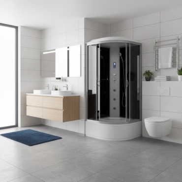 Душевая кабина Niagara NG-2507-14F, 215х80 см, высокий поддон
