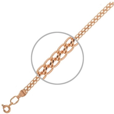 TALANT 421-01-0070-30040 длина 21 см, вес 3.88 г золото, плетение царь