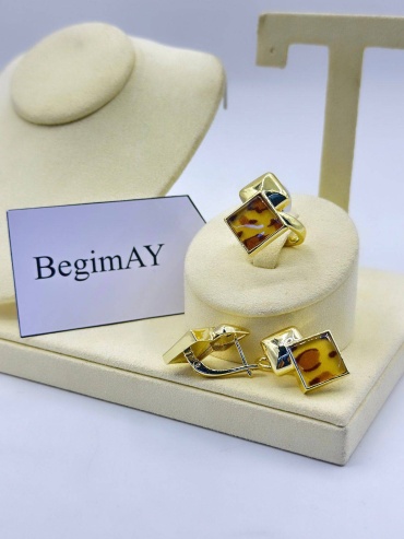BegimAY бижутерный сплав, без вставок