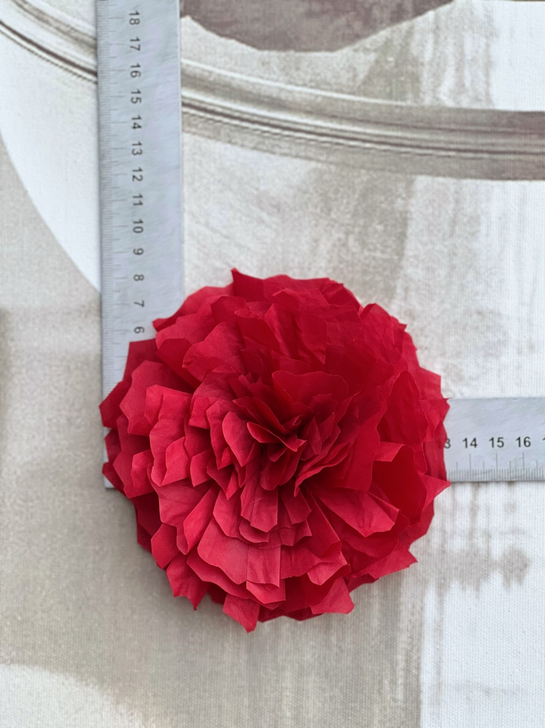 Накладка Strygina Peony Samba аксессуар для одежды красный