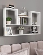 Полка Петропавловская Мебельная Фабрика PFF Полка-Трансформер_QW8, 90х16x55 см, белый