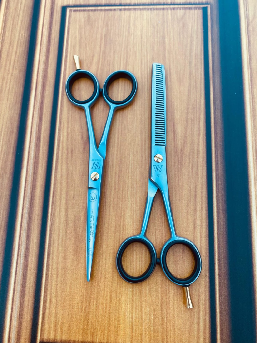 Winsome Shears прямые ножницы, филировочные ножницы длина полотна 6 дюйм 2 шт
