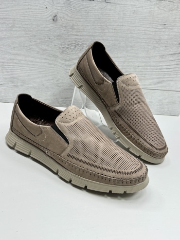 Мокасины Comfort style бежевый