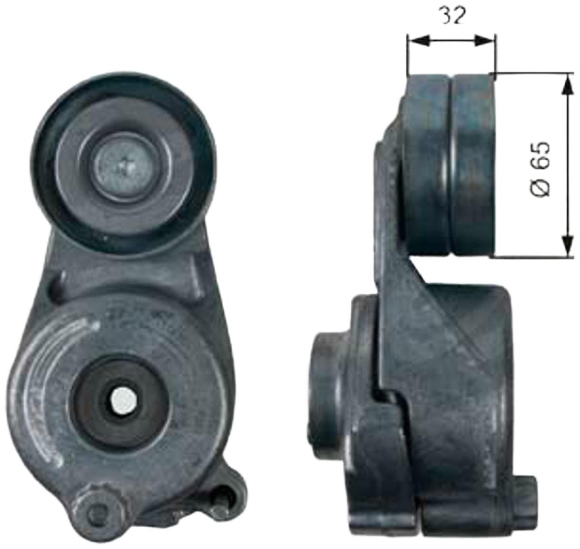 Gates ролик натяжной T39208