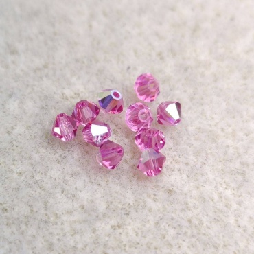 Бусины Preciosa Rose AB-4mm 10 шт