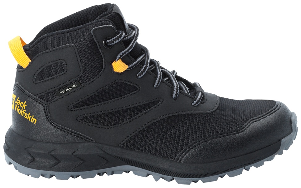 Треккинговые кроссовки Jack Wolfskin желтый, черный