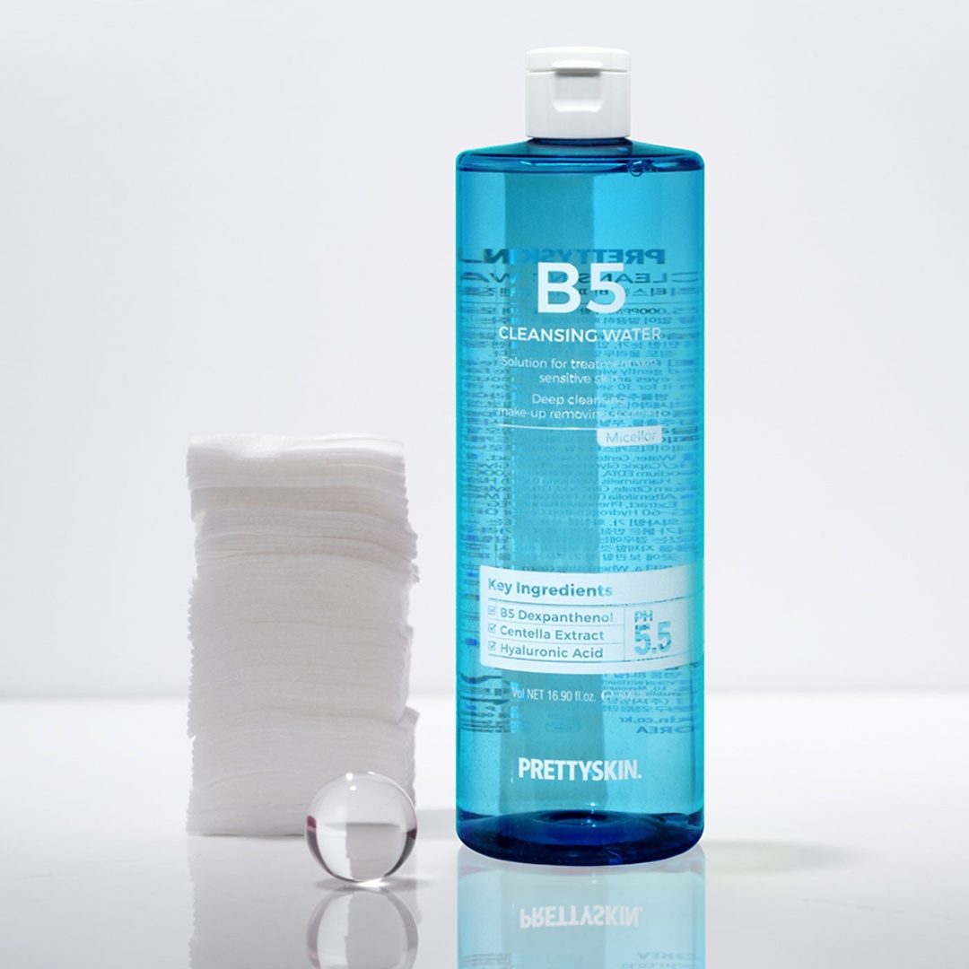 Pretty Skin B5 Cleansing Water Мицеллярная Вода с Витамином B5 для Снятия Макияжа 500ml мицеллярная вода 500 мл