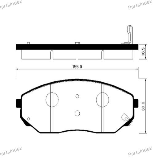 Колодки HSB HP1017