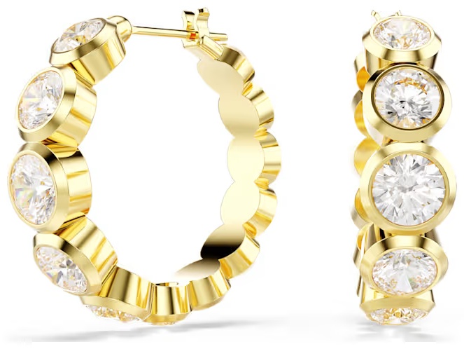 Серьги Swarovski ювелирный сплав, цирконий