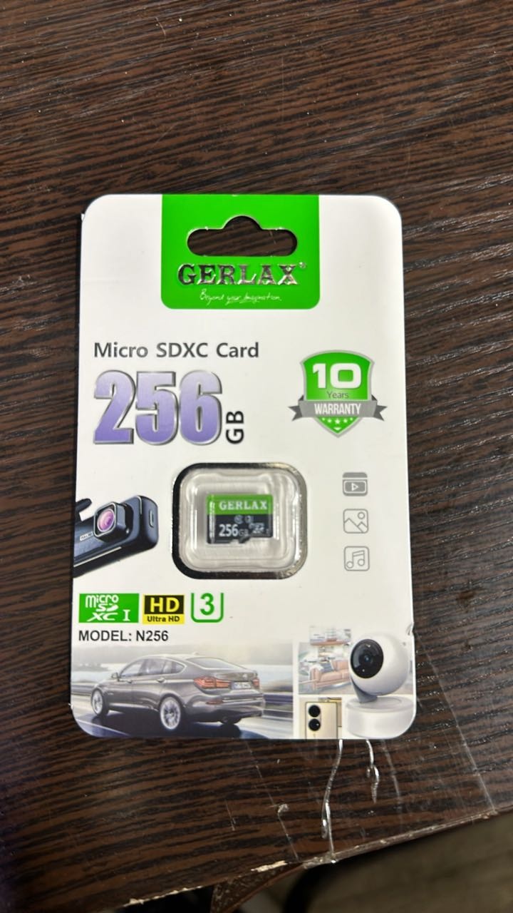 Карта памяти GERLAX microSD 30299419_675139662 256 Гб