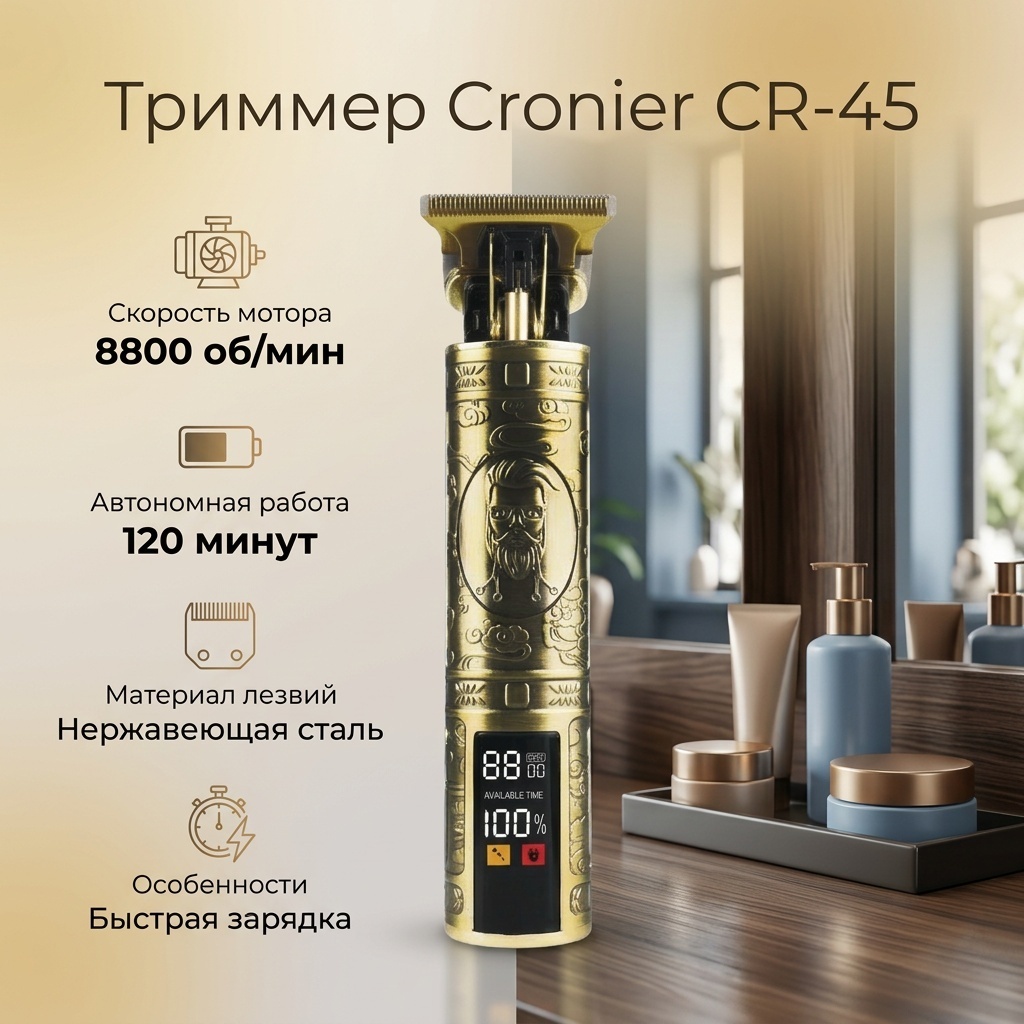 Cronier триммер CR-45 бронзовый