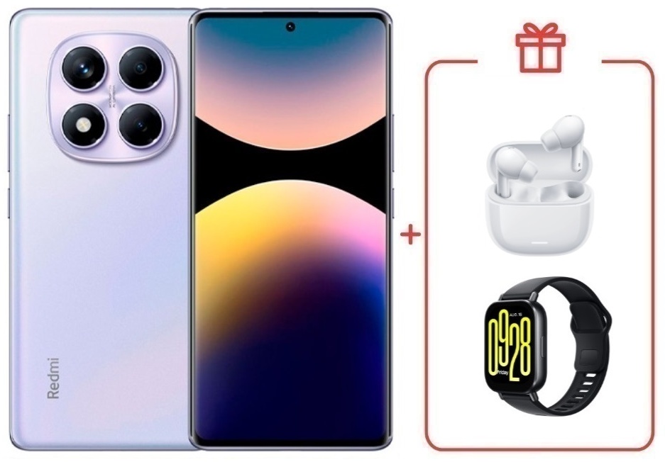 Смартфон Xiaomi Redmi Note 14 Pro 8 ГБ/256 ГБ фиолетовый + подарок