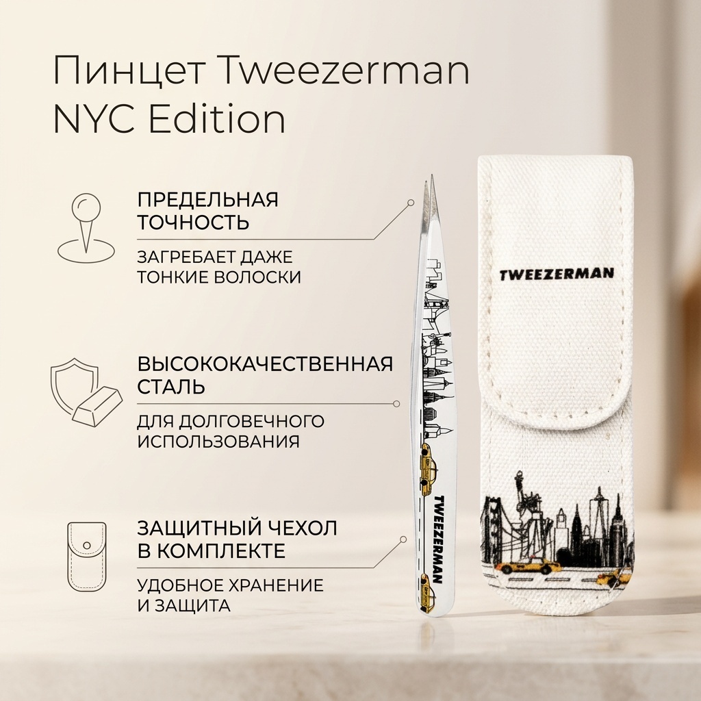 Tweezerman пинцет 1 шт
