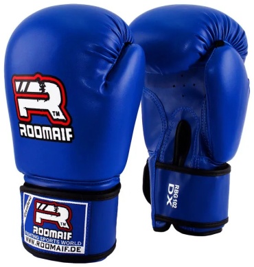 Боксерские перчатки Roomaif 10 oz синий