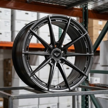 Fonyee XF006 9x18/5x114.3 D73.1 ET38 4 диска черный матовый