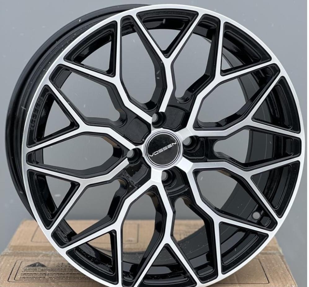 Vossen HF-2 7x16/4x98 D58.6 ET35 4 диска черный, серебристый