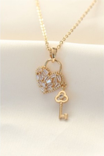 Цепь Jewelry длина 45 см бижутерный сплав, титан, медицинская сталь фианит