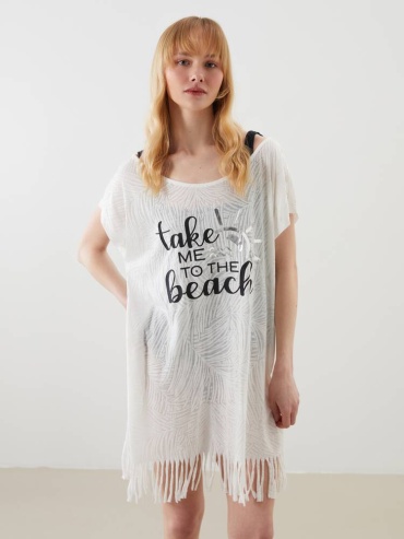Платье LC Waikiki серый, желтый