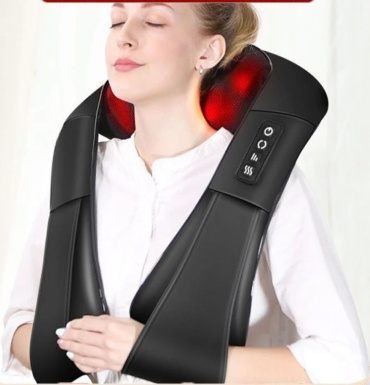 Массажер 3D Massager Y7524 воротник 3D-массаж, вибрационный, разминающий, разогревающий, растирающий