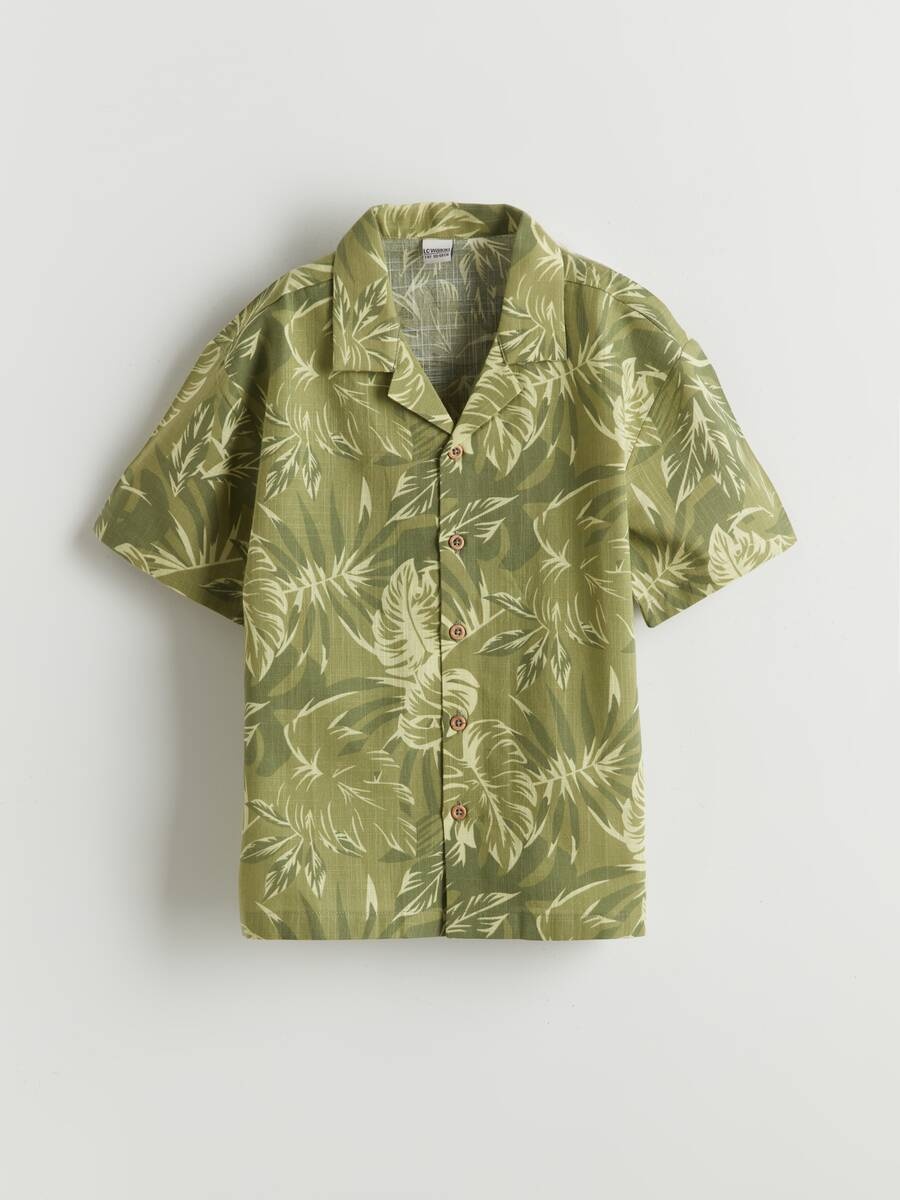 Рубашка прямая LC Waikiki хаки