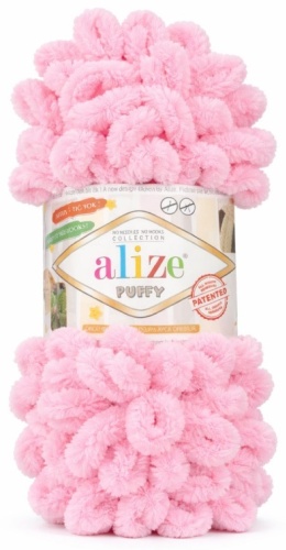 Моток Alize Puffy 185 - Розовый 9 м 100 г