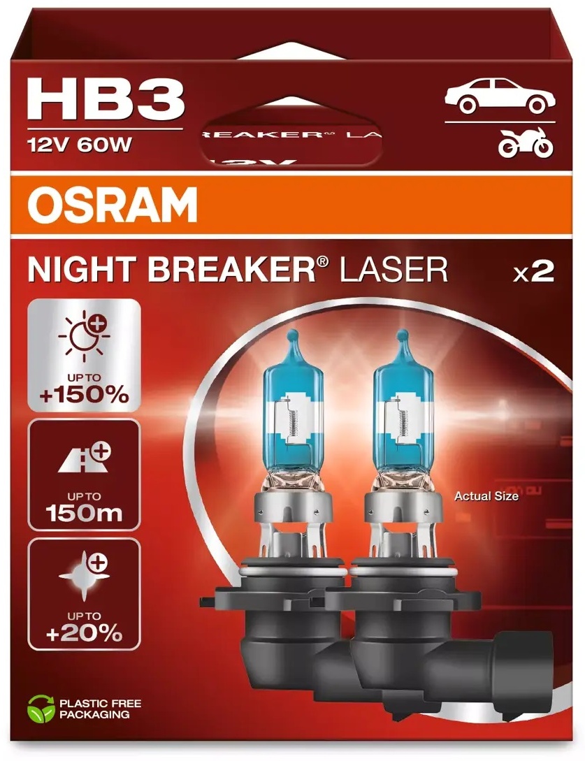 Osram 9005NL-2HB галогенная HB3, 2 шт