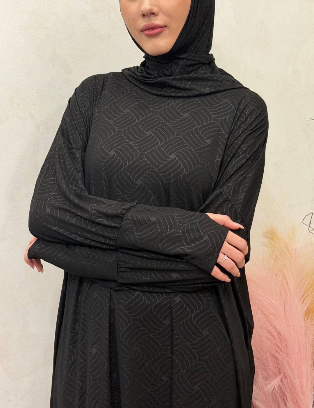 Намазник SAQ muslim черный, графит