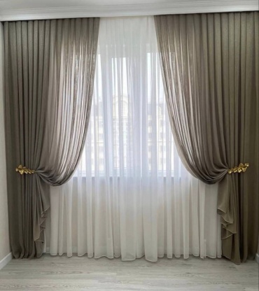Комплект 500x280 см 3 шт, димаут, капучино