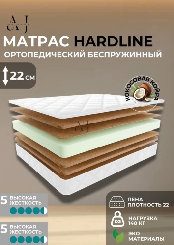 Матрас AQ JAINAQ Hardline, 165x200x22 см