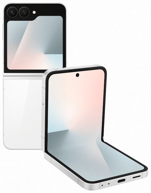 Смартфон Samsung Galaxy Z Flip7 FE 5G 8 ГБ/128 ГБ белый