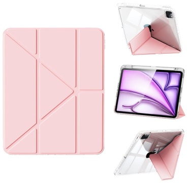 Чехол DEPREMIOS для Samsung Galaxy Tab S9, Galaxy Tab S9 FE, Galaxy Tab S10 FE, Galaxy Tab S10 Lite 11 дюйм розовый