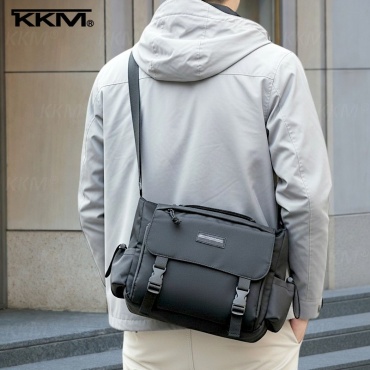 Сумка мессенджер KKM полиэстер черный