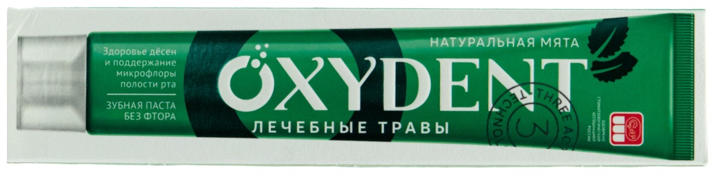 Oxydent зубная паста Лечебные травы натуральная мята 100 г