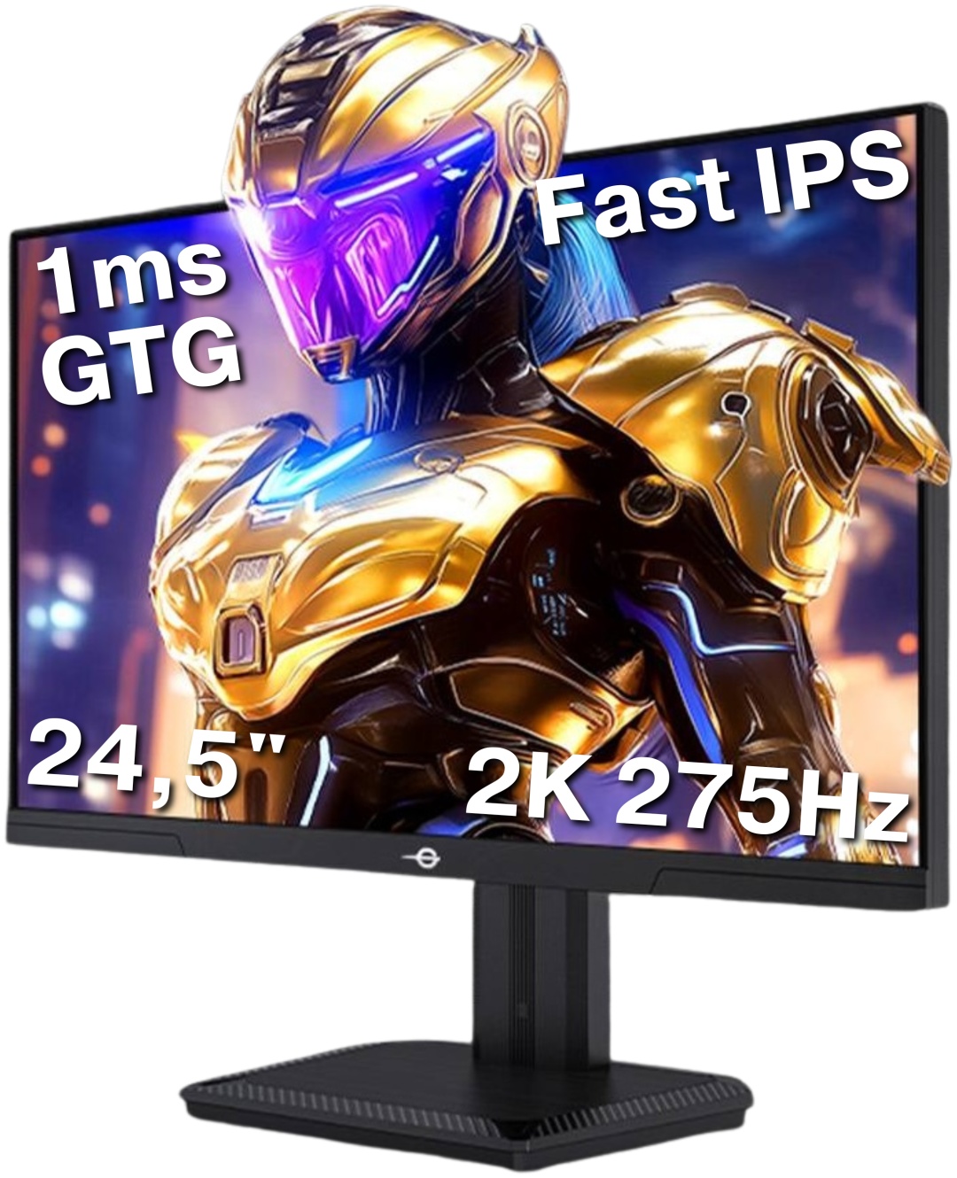 Монитор 24.5" TITAN ARMY P2512S+ черный