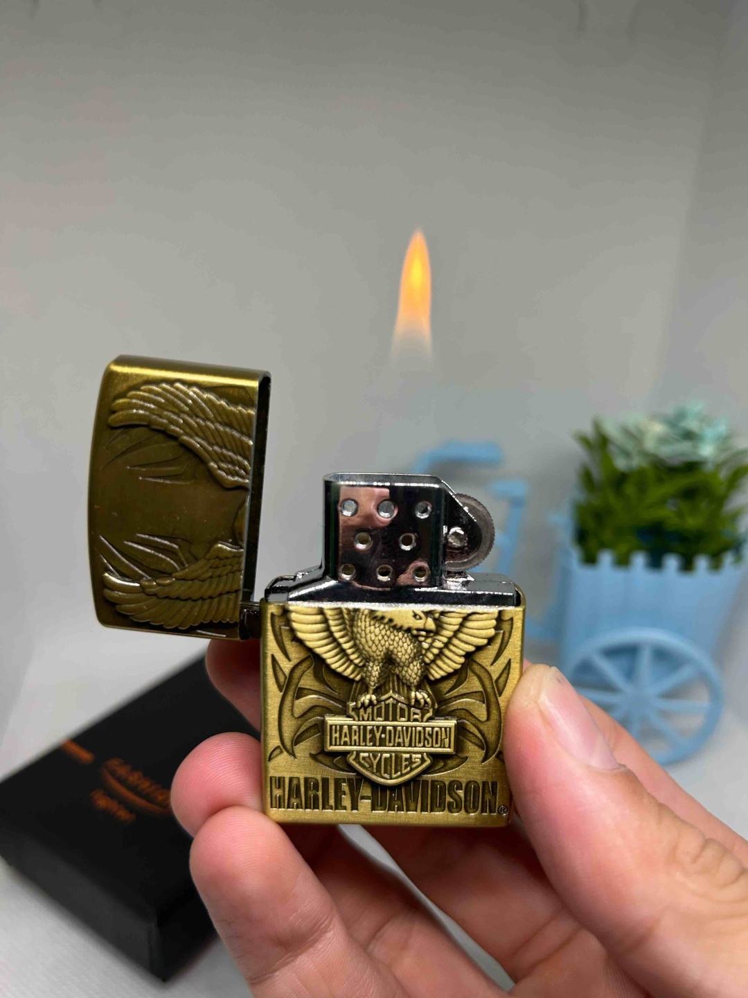 Lighter газовая зажигалка Harley Davidson-Jmk, металлический сплав