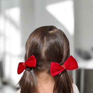 Lilibet accessories комплект зажим 2 шт, красный, вишневый