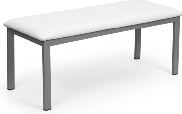 Банкетка МП-ТВ-948262-001, 120x36x43 см, белый, серый