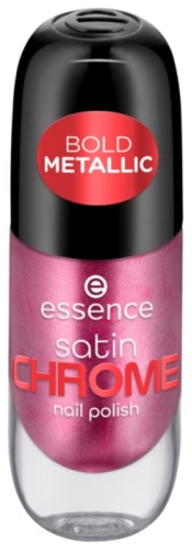 Essence лак Satin Chrome 03 Meta Maroon 8 мл