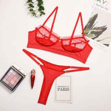 Комплект нижнего белья LUX MODA красный