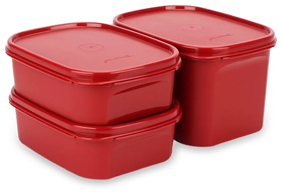 Tupperware набор контейнеров РП1212 3 шт, полипропилен