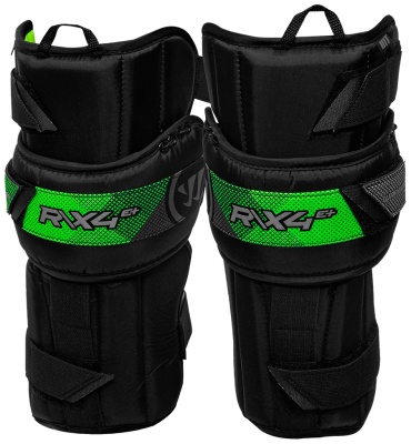 Warrior Наколенники хоккейные вратаря RITUAL X4 E+ черный INT подростковый