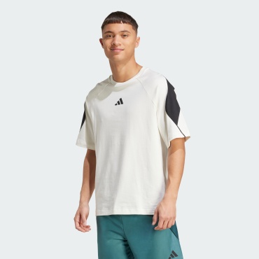 Футболка adidas белый, черный