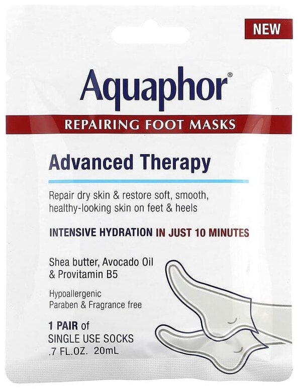 Aquaphor маска для ног Восстанавливающие 1 пара