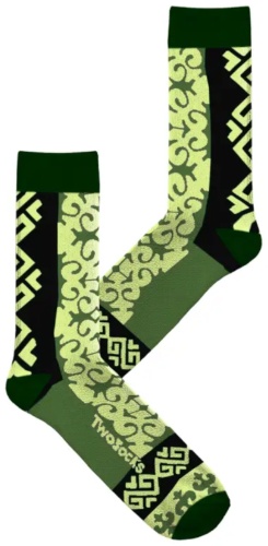 Носки TwoSocks 1 пара зеленый 38-42
