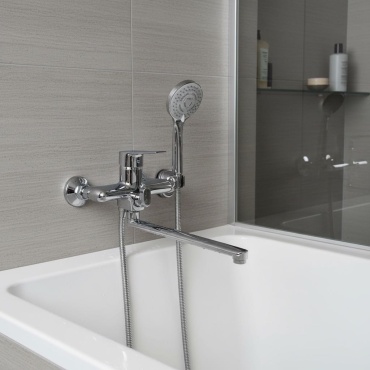 Смеситель Aqua Crown XT3309, латунь, цвет хром