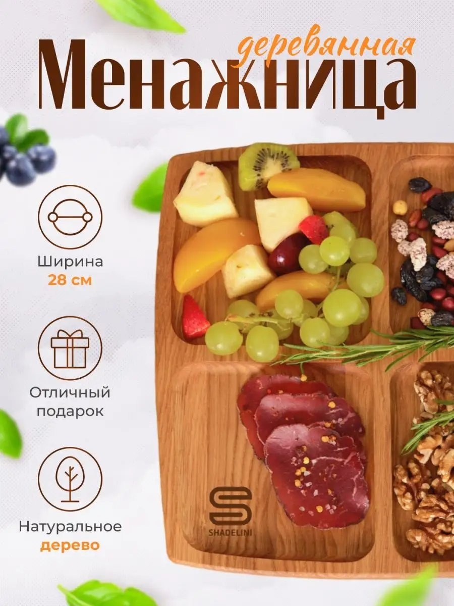 Фруктовница 141022622 квадратная 1 шт