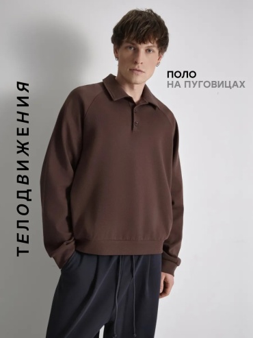Толстовка ТЕЛОДВИЖЕНИЯ коричневый