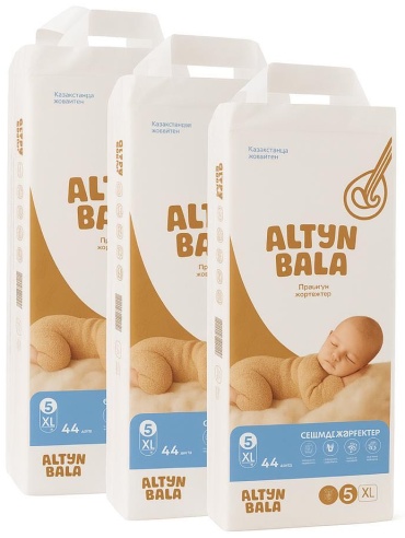 Подгузники Altyn Bala Premium Care XL, 132 шт