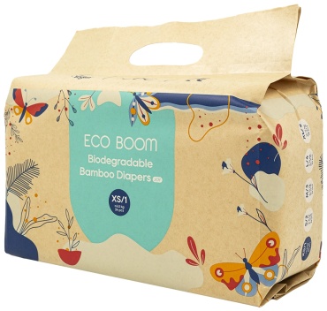 Подгузники ECO BOOM Eco XS, 34 шт
