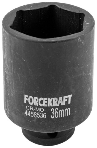 ForceKraft торцевая головка ударная глубокая 1/2 FK-4458536 36 мм 1 шт